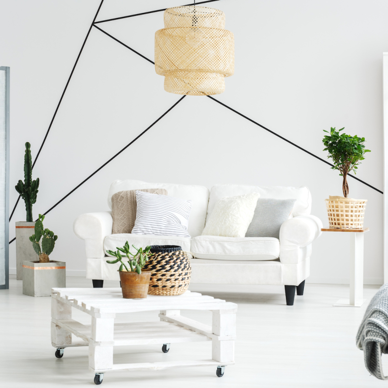 wooden coffee table