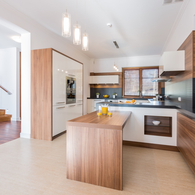 spacious kitchen